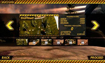 Gameplay of the Flatout - Stuntman for Android phone or tablet.