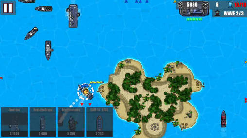 Gameplay of the Fleet combat 2: Shattered oceans for Android phone or tablet.