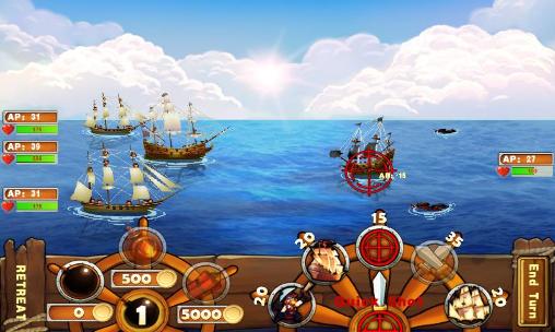Gameplay of the Fleet of Caribbean for Android phone or tablet.