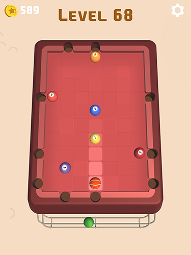 Flick pool star - Android game screenshots.