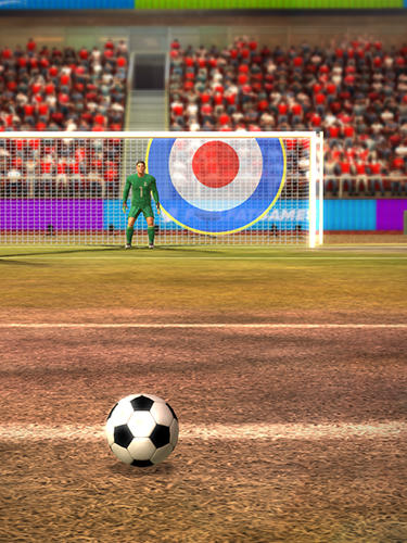 Gameplay of the Flick soccer 17 for Android phone or tablet.