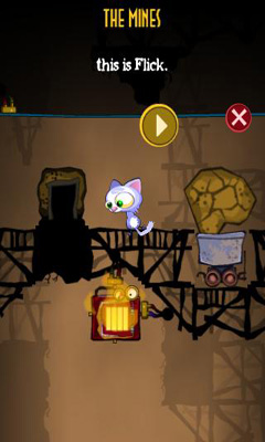 Gameplay of the Flickitty for Android phone or tablet.