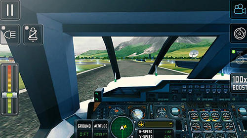 Flight sim 2018 - Android game screenshots.