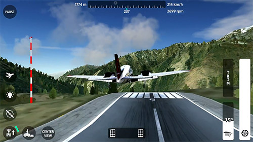 Flight simulator 2018 flywings - Android game screenshots.