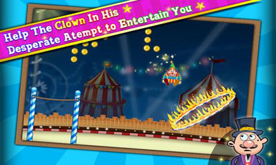 Gameplay of the Fling Clowny for Android phone or tablet.