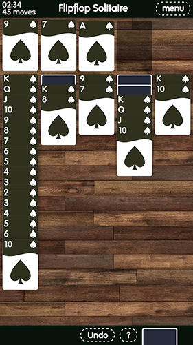 Flipflop solitaire - Android game screenshots.