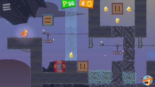 Gameplay of the Flipper fox for Android phone or tablet.