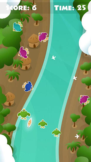 Gameplay of the Flock of birds game for Android phone or tablet.