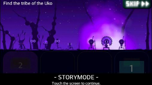 Gameplay of the Flow: A space drum saga DLX for Android phone or tablet.