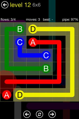 Gameplay of the Flow for Android phone or tablet.