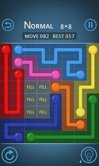 Gameplay of the Flow king for Android phone or tablet.