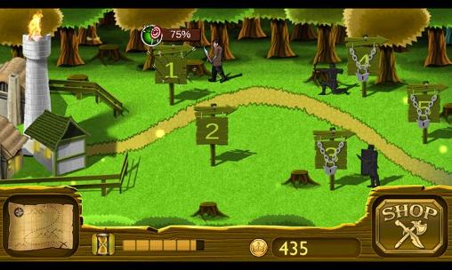 Gameplay of the Flying arrow for Android phone or tablet.