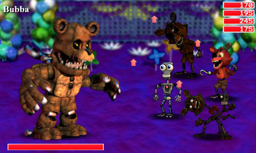 Gameplay of the FNAF World for Android phone or tablet.