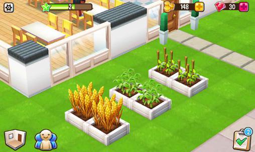 Gameplay of the Food street for Android phone or tablet.