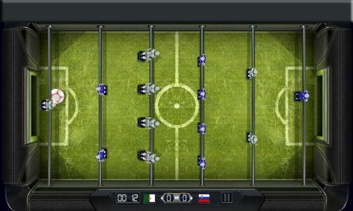 Gameplay of the Foosball cup world for Android phone or tablet.