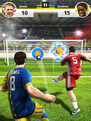 Football strike: Multiplayer soccer - Android game screenshots.