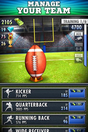 Gameplay of the Football clicker for Android phone or tablet.