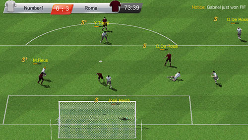 Gameplay of the Football master: Chain eleven for Android phone or tablet.