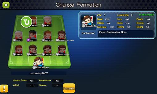 Gameplay of the Football planet for Android phone or tablet.