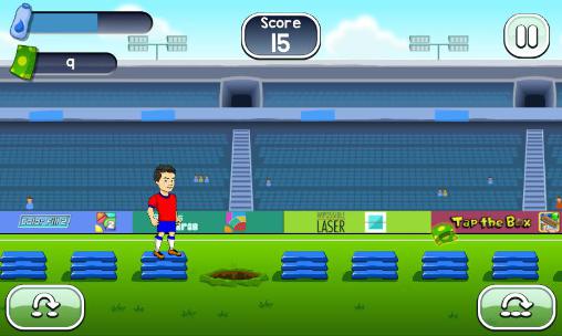 Gameplay of the Football soccer star for Android phone or tablet.