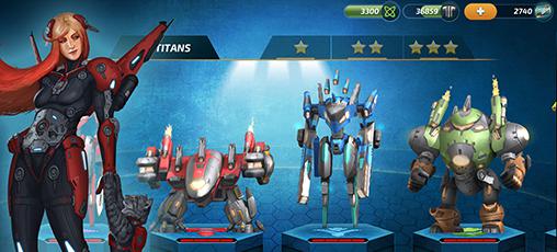 Gameplay of the Forge of titans for Android phone or tablet.