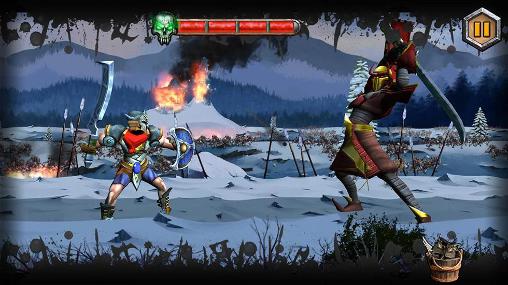 Gameplay of the Forged in battle: Man at arms for Android phone or tablet.