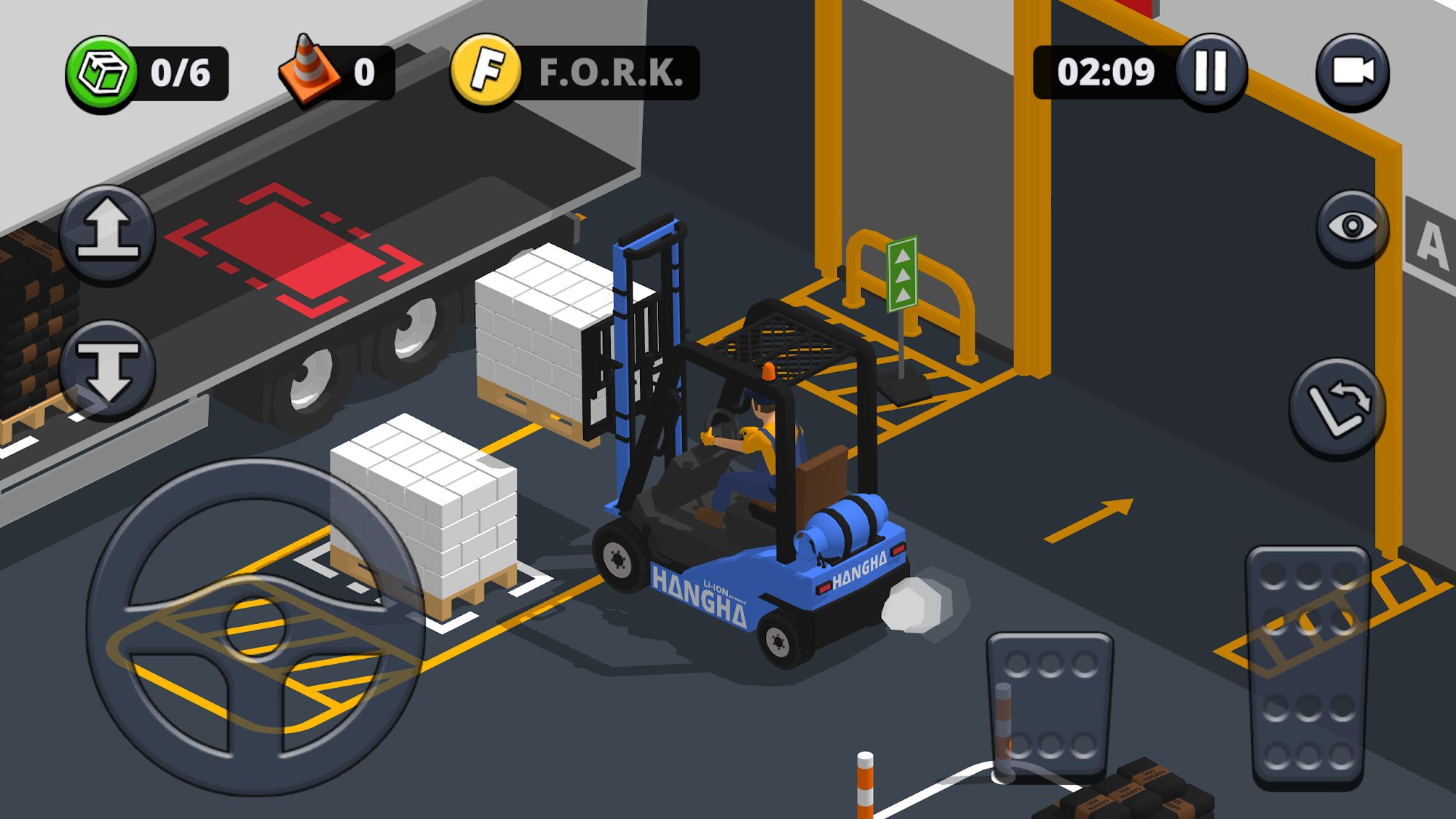 Forklift Extreme Simulator - Android game screenshots.