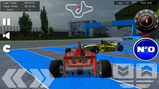 Gameplay of the Formula racing game. Formula racer for Android phone or tablet.
