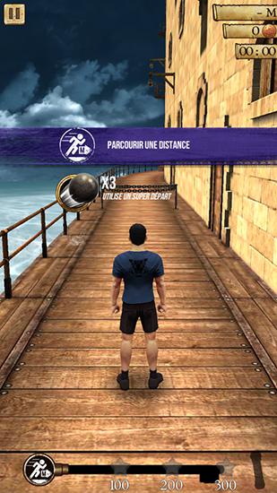 Gameplay of the Fort Boyard run for Android phone or tablet.