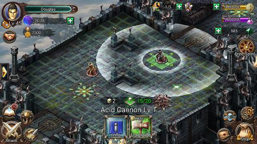 Gameplay of the Fortress legends for Android phone or tablet.