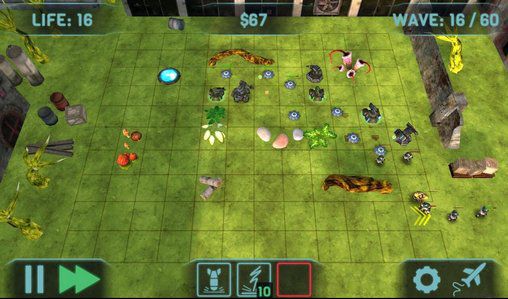 Gameplay of the Four days: World defense for Android phone or tablet.
