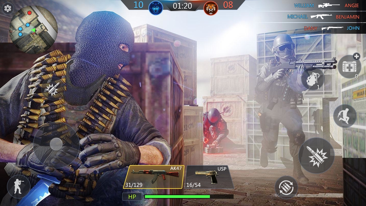 FPS Online Strike:PVP Shooter - Android game screenshots.