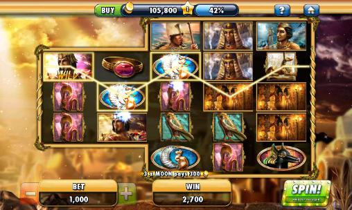 Gameplay of the Free 100 spins: Casino for Android phone or tablet.