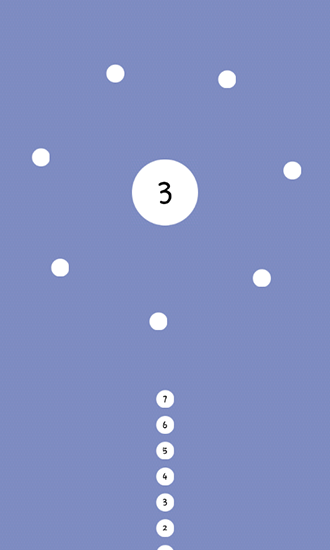 Gameplay of the Free dots for Android phone or tablet.