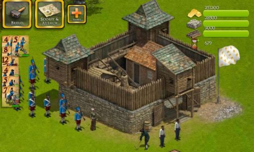 Gameplay of the French British wars for Android phone or tablet.
