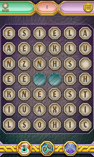 Gameplay of the Frida: Awesome word search for Android phone or tablet.