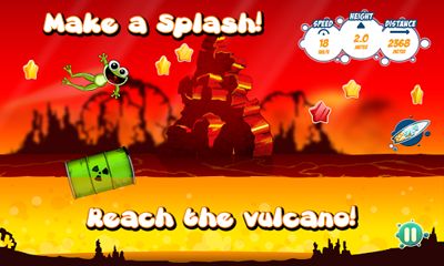 Gameplay of the Froggy Splash for Android phone or tablet.