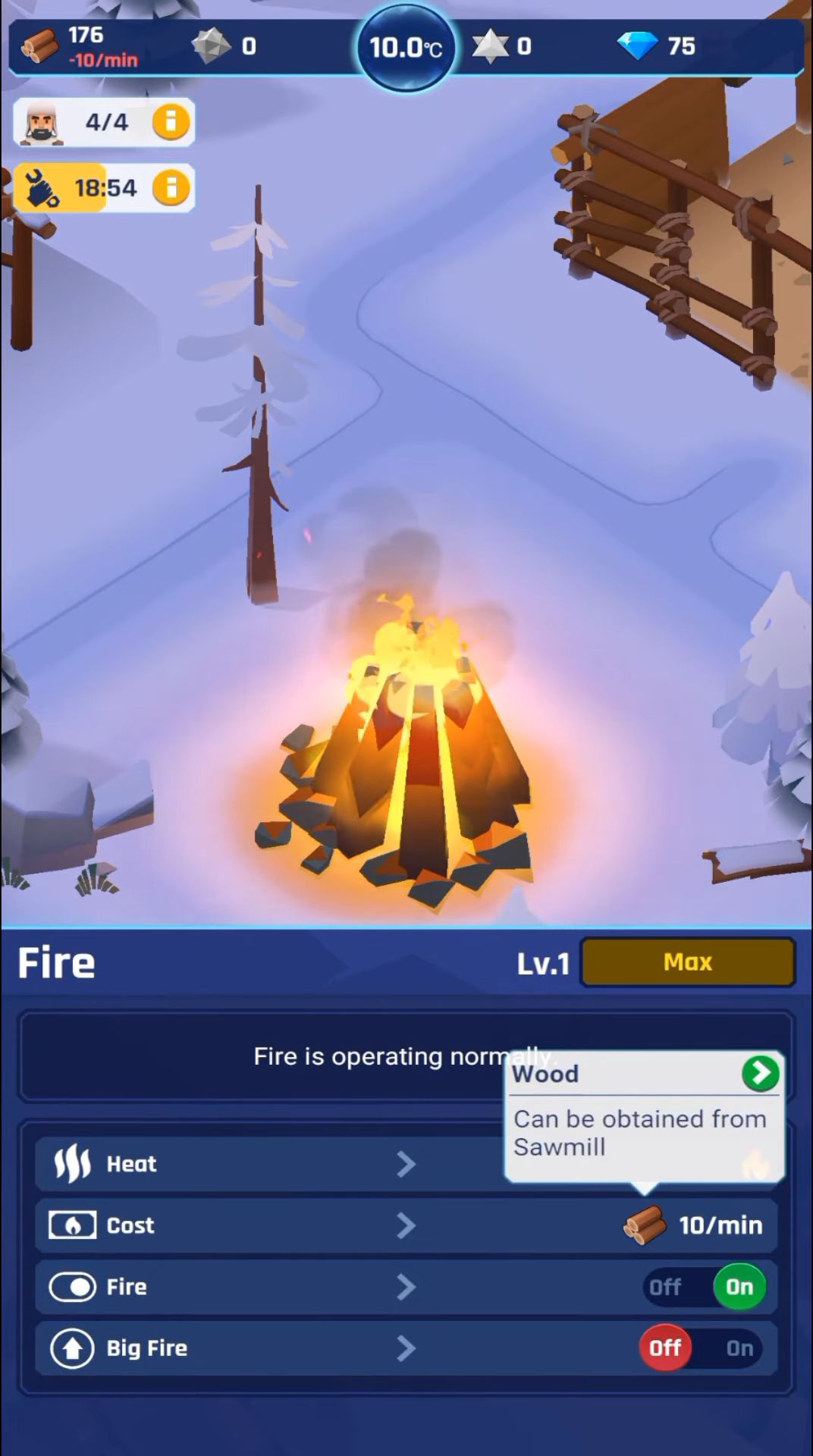 Frozen City - Android game screenshots.