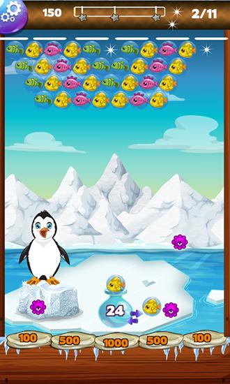 Gameplay of the Frozen Antarctic: Penguin for Android phone or tablet.