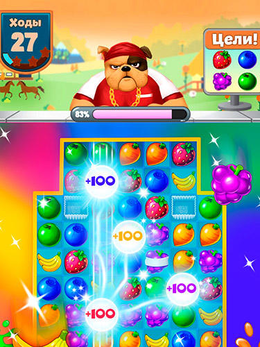 Fruit shake: Candy adventure match 3 game - Android game screenshots.