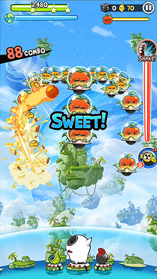 Gameplay of the Fruit attacks for Android phone or tablet.