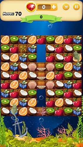 Gameplay of the Fruit bump for Android phone or tablet.