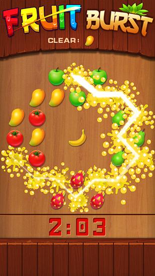 Gameplay of the Fruit burst for Android phone or tablet.