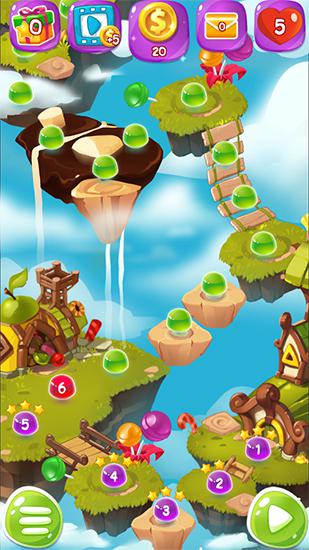 Gameplay of the Fruit jam splash: Candy match for Android phone or tablet.