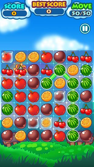 Gameplay of the Fruit mania for Android phone or tablet.
