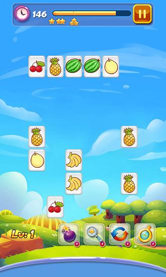 Gameplay of the Fruit pong pong for Android phone or tablet.