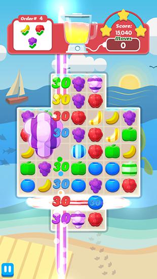 Gameplay of the Fruit scoot for Android phone or tablet.