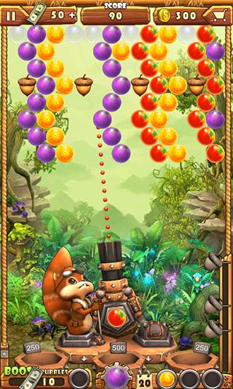 Gameplay of the Fruit shooter saga for Android phone or tablet.
