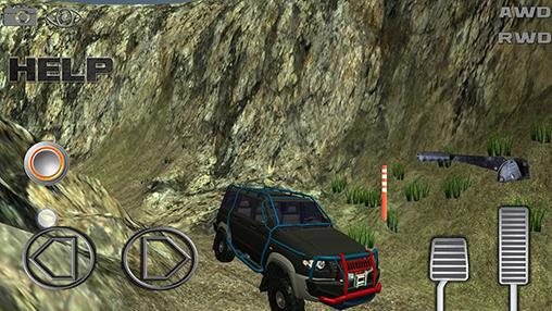 Gameplay of the Full drive 4x4: Dirt trophy raid for Android phone or tablet.