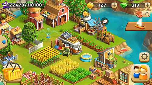 Funky bay: Farm and adventure game - Android game screenshots.